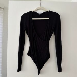 INTERMIX Black Bodysuit - Size Small